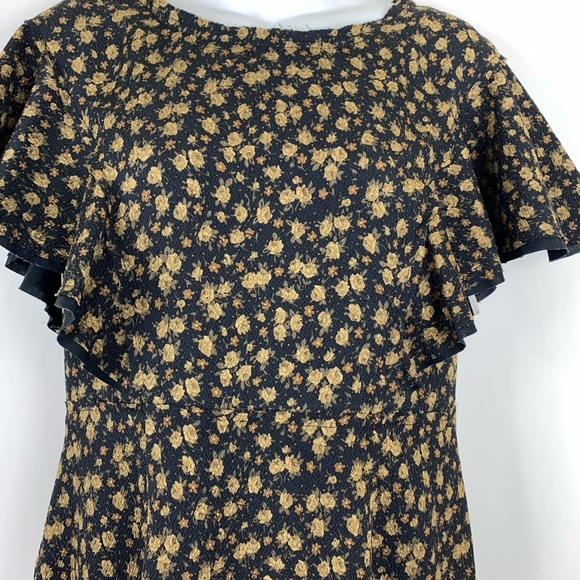 $348 Anthropologie Tracy Reese Dress Sz 8 Flutter - Picture 4 of 10